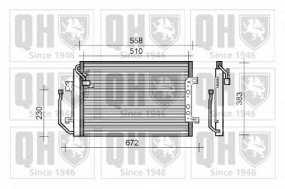 QUINTON HAZELL qcn110 -  Конденсатор, кондиционер